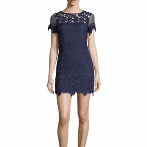 Romeo & Juliet Couture Blue Lace cocktail dress M